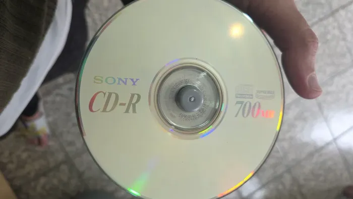 CD e DVD para gravação 