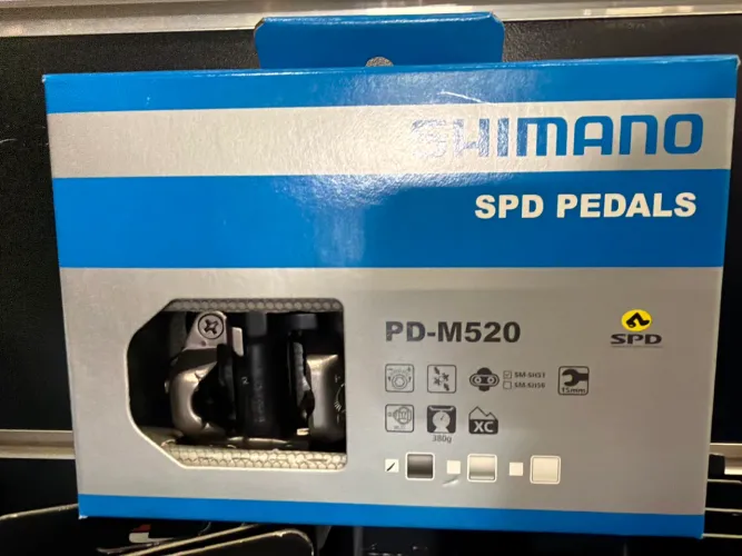 Pedal Trava ?clip? modelo PD 520 SHIMANO- Original SHIMANO