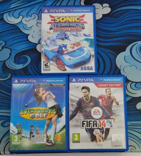 Jogos Ps Vita - Sonic - Golf - Fifa