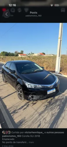 Toyota Corolla GLI 1.8 Flex 16V Aut. 2018