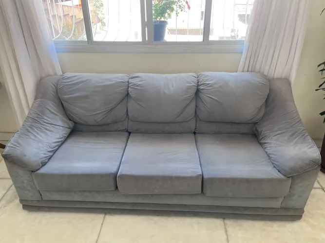 Sofá Sala Cinza
