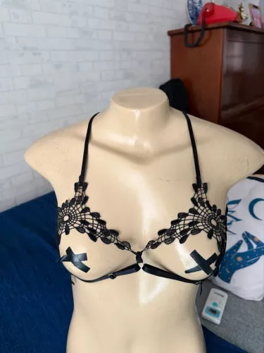Harness sutiã renda GG sexy