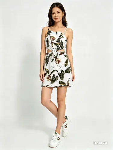Vestido curto inspiração Farm