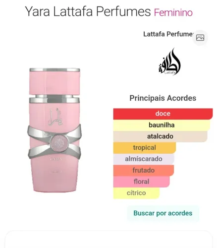 Perfume Árabe Lattafa Yara