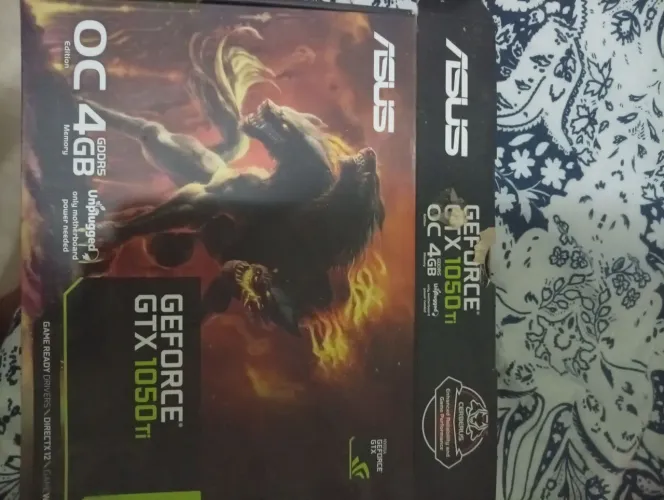 1050 ti Asus Cerberus 4gb vram , placa mãe lga 1155 , cpu i5 3470, 8x2 (16 gb total)hyperx