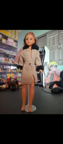 Boneca Débora prima da Susi, linda super conservada cabelos com mechas rosinhas