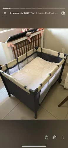 Berço PORTÁTIL infantil