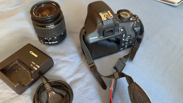 Canon EOS Rebel T5 + Lente 18-55mm | Kit Completo | Pronta para Uso