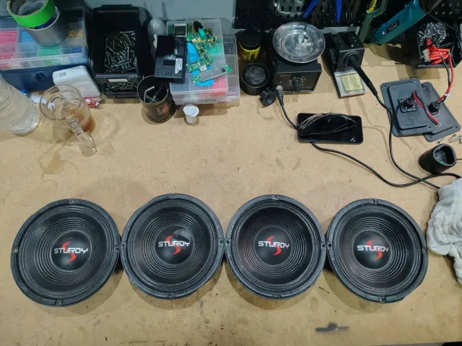 Auto falante 8 polegadas 160w RMS 8 ohms sturdy