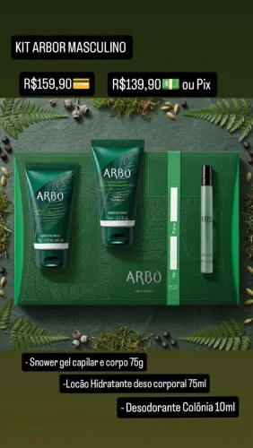 KIT ARBOR BOTICÁRIO