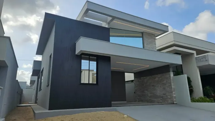 Casa Duplex em Condomínio Fechado em Pq das Nações - 4 Suítes - Piscina - 300m² - 4 Vagas