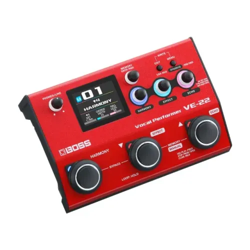 Pedal de Voz efeitos Boss Vocal Performer Ve-22 ve22 ve 22