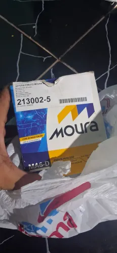 Bateria moura 6 amperes novo