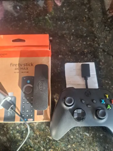Fire TV 4K MAX com Manete e Xbox Gamepass para jogar