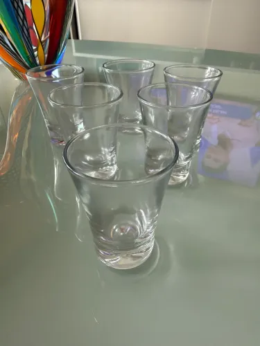 Conjunto com 6 Copinhos de digestivo