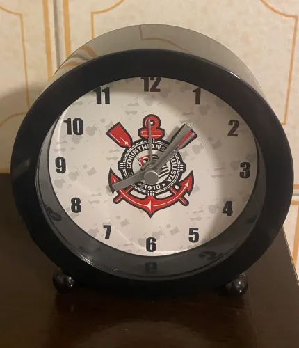 Despertador relógio Corinthians raridade em promoção 