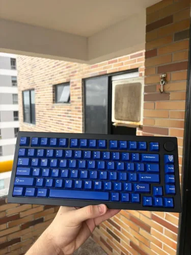 Teclado Akko 5075B com Switch Akko Azul