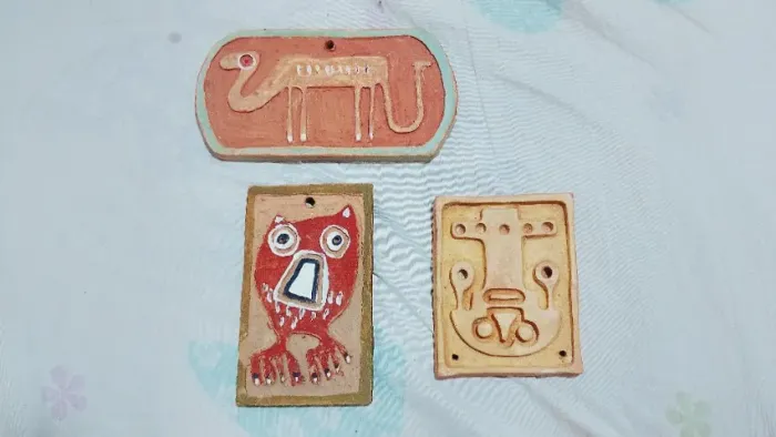 VENDO KIT MACHU PICHU COM 3 QUADROS DE CERÂMICA MACHU PICHU, PERU