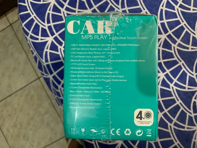 Multimídia 2 Din 7 Polegadas