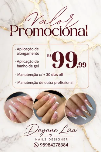 Alongamento de unhas