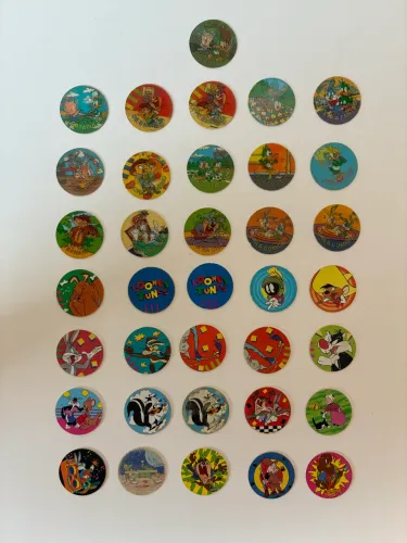 tazos elma chips looney tunes e animaniacs