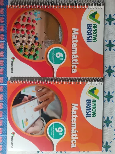 Livros matemática apenas 6° e 9° anos. Livros do aluno. Livros novos.