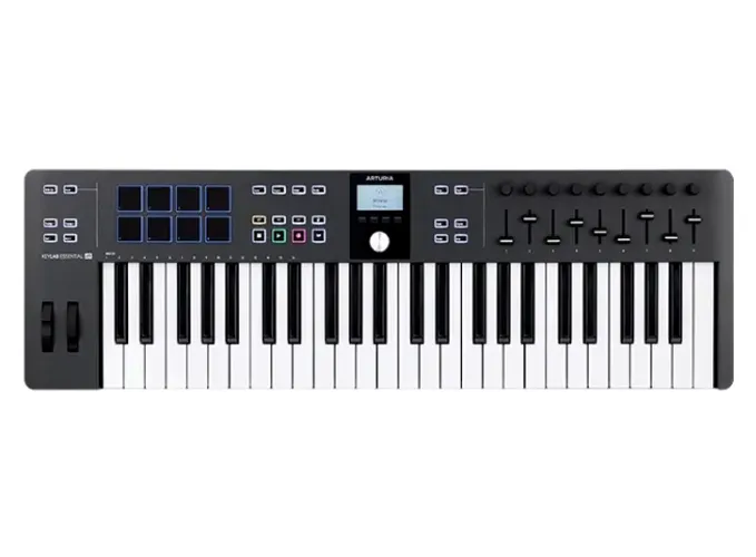 Teclado Controlador Midi USB 49 Teclas Arturia Keylab Essential MK3 Black
