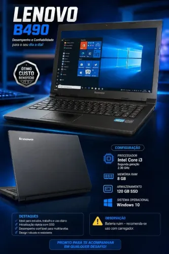 NOTEBOOK LENOVO INTEL CORE I3 2°