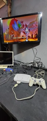 Psone com 1 controle original 