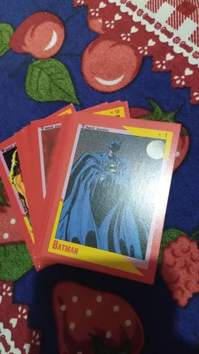 Coleção cards DC comics editora abril 1991