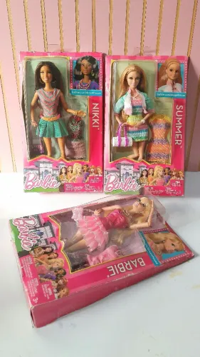 Incrível Lote Barbies Dreamhouse Raras 2012 Na Caixa