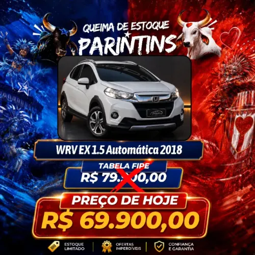 Honda WR-V EX 1.5 Flexone 16V 5P Aut. 2018