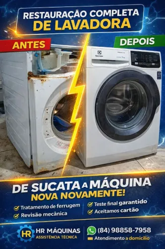 Consertos de máquinas de lavar 