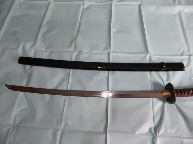 Espada Samurai Shinken Katana. Forjada, polida, afiada à Mão pelo Sensei Sojobo de Santos.