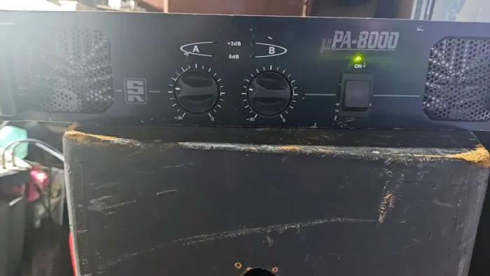 amplificador Power pa 8000