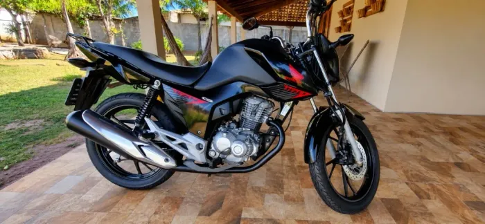 Honda cg 160 fan 2021 preta ótimo estado completa