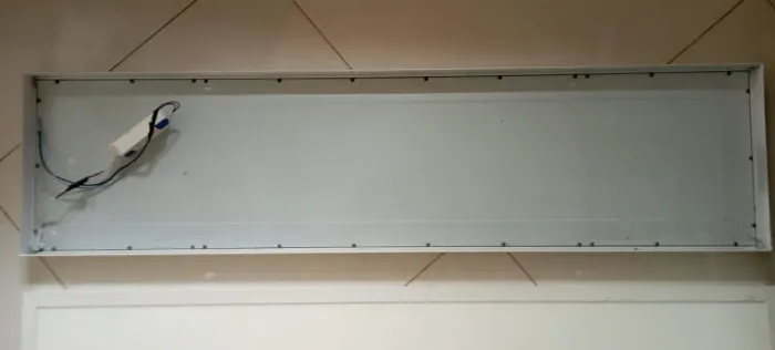 Luminária led retangular