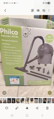Vendo aspirador de pó semi novo
