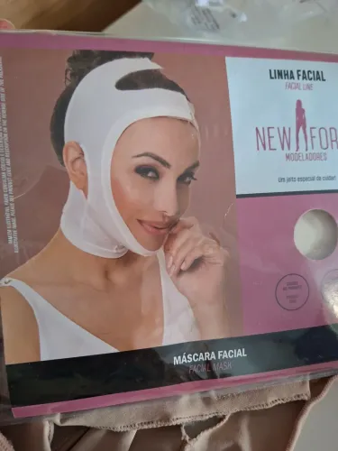 Faixa / cinta pós lipo papada modela o rosto