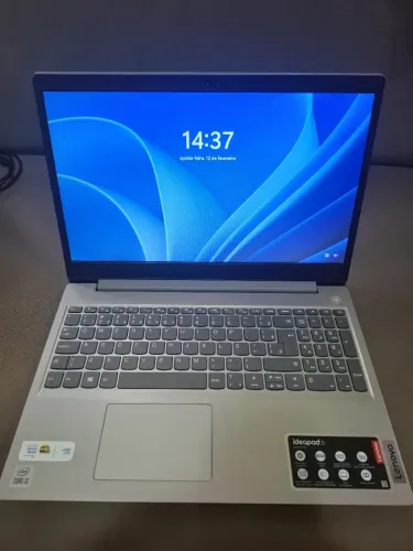 Notebook LENOVO 256 GB MEMÓRIA 4 GB. NOVO COM NOTA F.