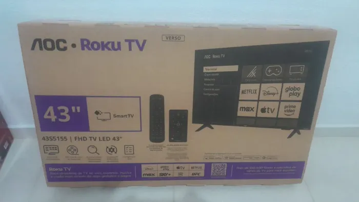 Smart TV Roku de 43 polegadas