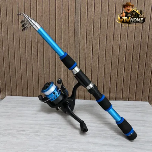 Vara de Pesca E Molinete 1.8M + Entrega Grátis