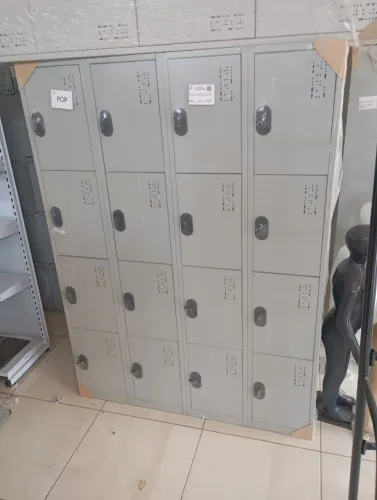 Guarda Volumes Armação de Aço 16 Portas Novo 