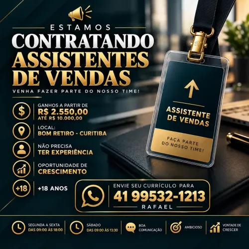 Oportunidade de emprego 
