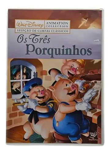 BSH66009 Dvd Os Três Porquinhos / Walt Disney