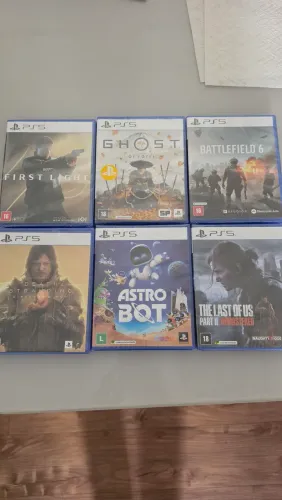 Lote Jogos ps5 lacrados