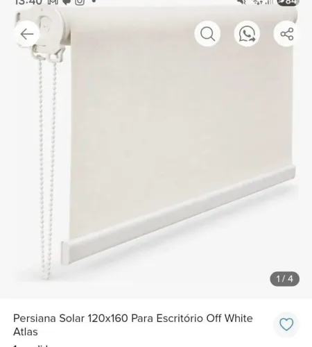 Persiana rolo off white