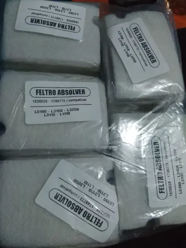 Kit 5 peças feltro absorvedor 
