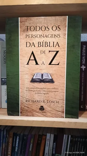 Livro Cristão Teologia - Todos os Personagens da Bíblia de A a Z NOVO