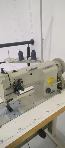 Máquina Pespontadeira Industrial Sun Special 2 Agulhas - Estado de Nova!